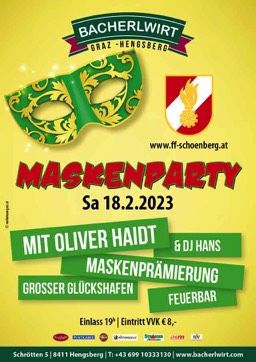 Faschingsparty FF Schönberg im Bacherlwirt am 18.2.2023
