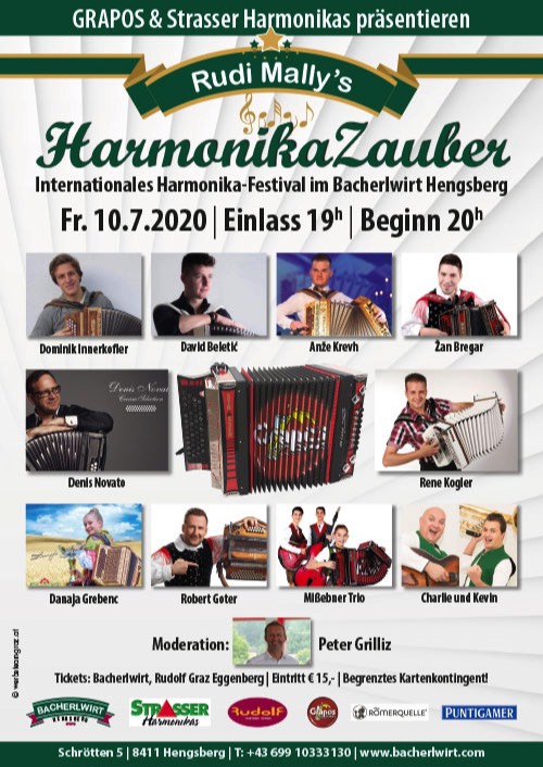 Internationales Harmonika-Festival im Bacherlwirt 10.07.2020