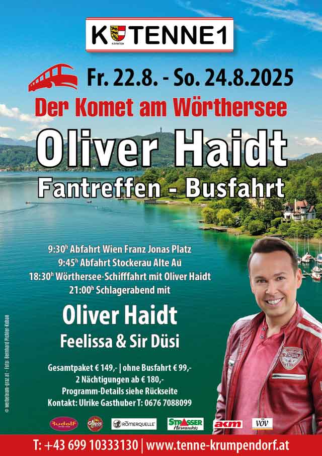 Oliver Haidt Fantreffen am Wörthersee