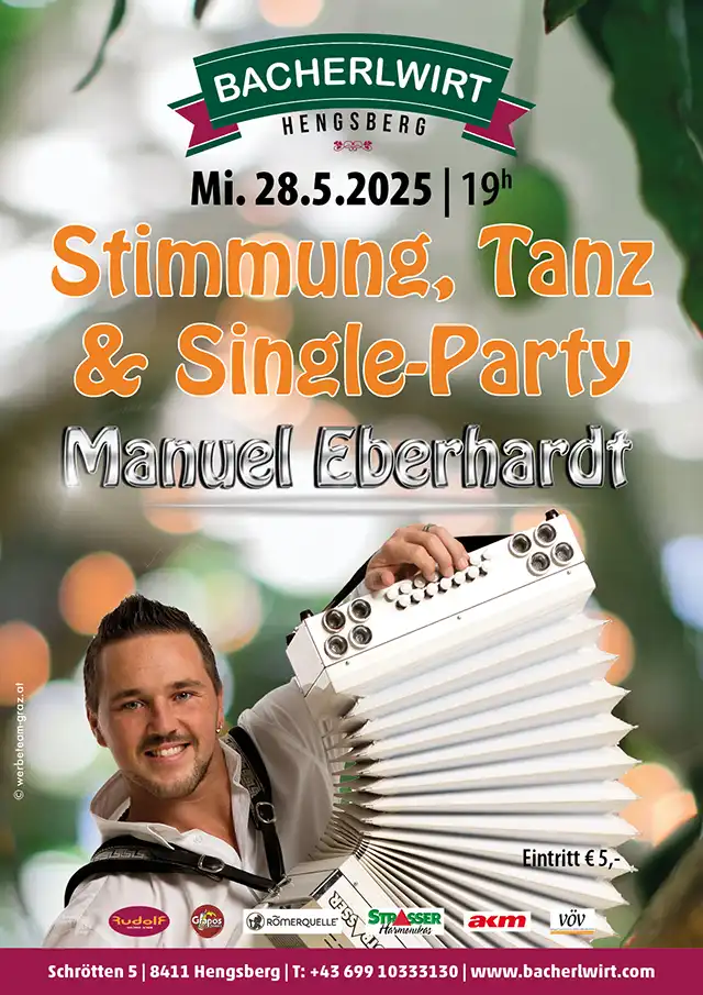 Manuel Eberhardt Single-Party Bacherlwirt Hengsberg