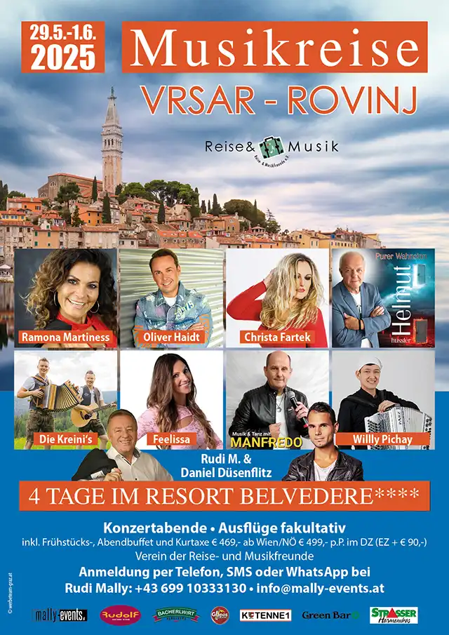 Rudi Mally Musikreise Vrsar-Rovinj 2025
