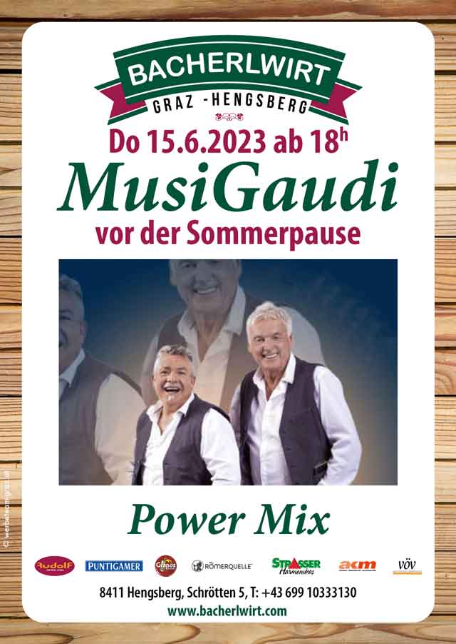 Duo Power Mix im Bacherlwirt Hengsberg