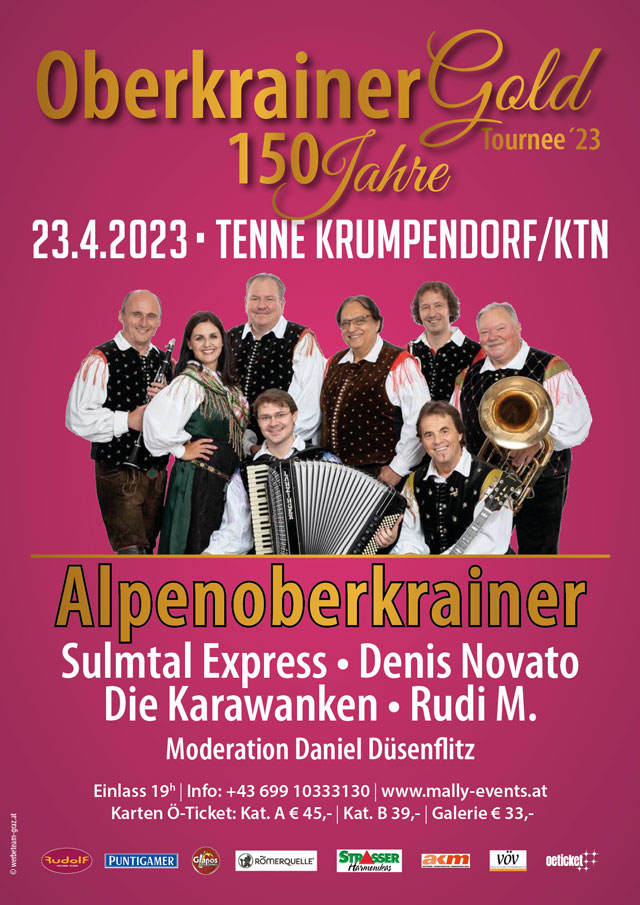 Oberkrainer Gold Tournee 2023 Tenne Kärnten