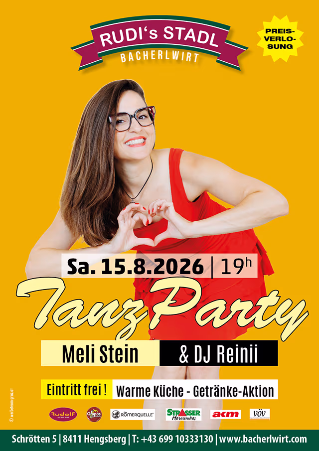 Meli Stein Tanzparty im Bacherlwirt Hengsberg