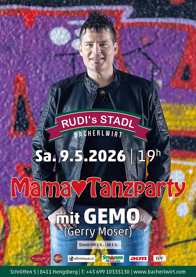 Mama-Tanzparty mit Gemo im Bacherlwirt Hengsberg