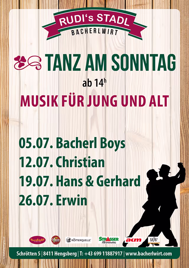 Tanz am Sonntag für Jung und Alt im Juli
