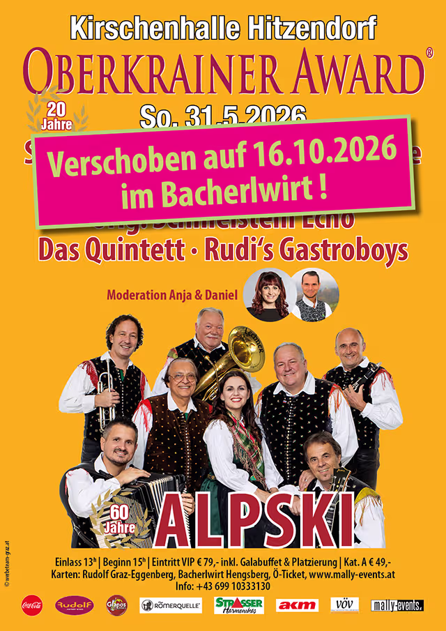 Oberkrainer Award in der Kirschenhalle Hitzendorf